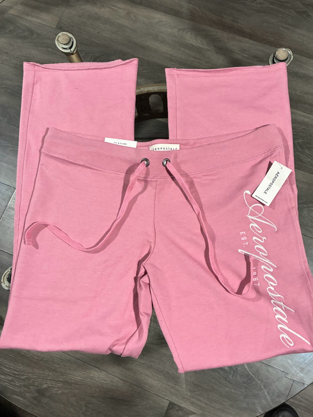 Aeropostale Rose Pink Drawstring Lounge Pants